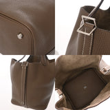 HERMES エルメス ピコタンロック MM エトゥープ Y刻印(2020年頃) レディース トリヨンクレマンス ハンドバッグ Aランク 中古 銀蔵