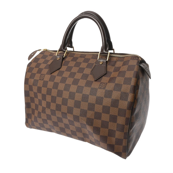 LOUIS VUITTON ルイヴィトン ダミエ スピーディ 30 旧型 ブラウン N41531 ユニセックス ダミエキャンバス ハンドバッグ Aランク 中古 銀蔵