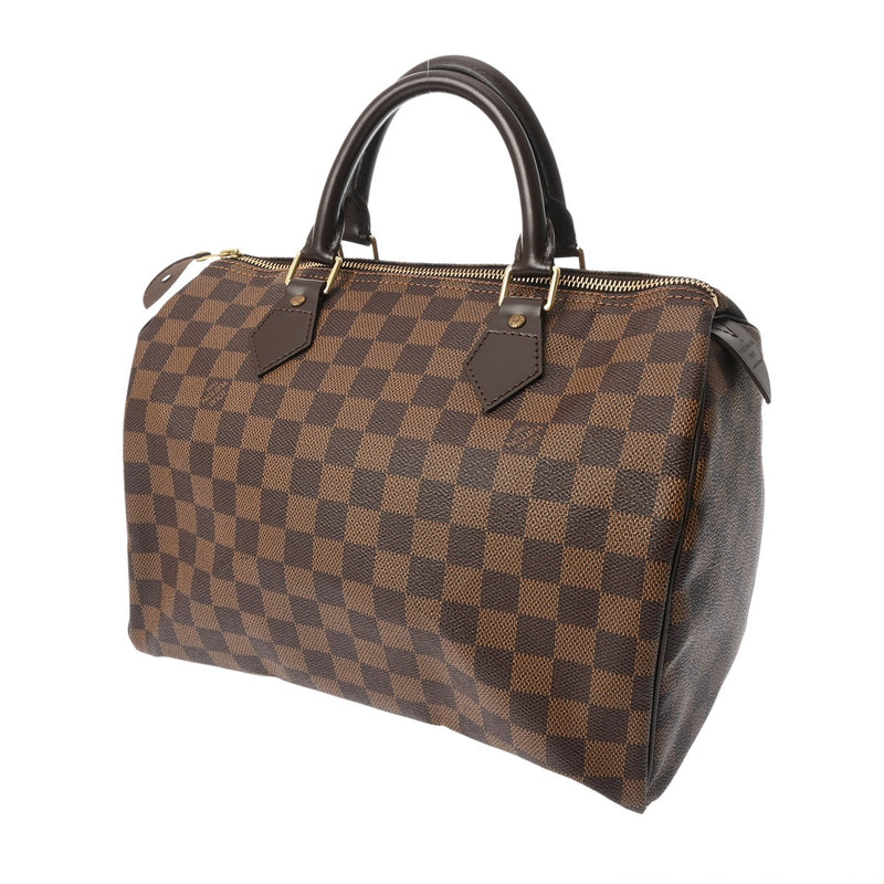 LOUIS VUITTON ルイヴィトン ダミエ スピーディ 30 旧型 ブラウン N41531 ユニセックス ダミエキャンバス ハンドバッグ Aランク 中古 銀蔵