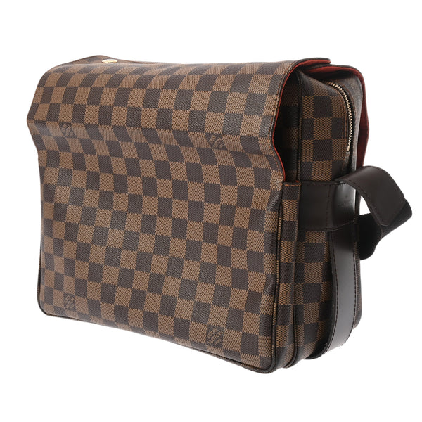 LOUIS VUITTON ルイヴィトン ダミエ ナヴィグリオ ブラウン N45255 ユニセックス ダミエキャンバス ショルダーバッグ ABランク 中古 銀蔵