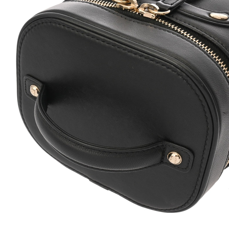 CHANEL シャネル バニティ 2WAY チェーンショルダー ブラック AS0323