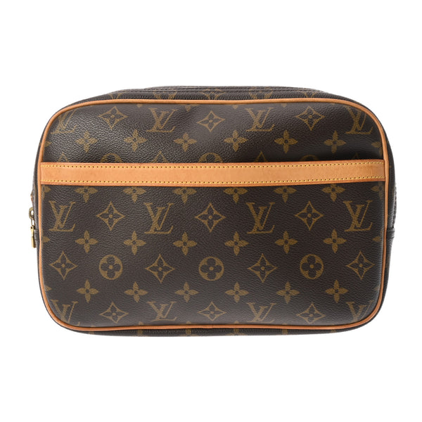 LOUIS VUITTON ルイヴィトン モノグラム リポーター PM ブラウン M45254 ユニセックス モノグラムキャンバス ショルダーバッグ Bランク 中古 銀蔵