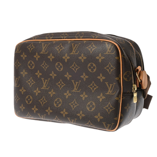 LOUIS VUITTON ルイヴィトン モノグラム リポーター PM ブラウン M45254 ユニセックス モノグラムキャンバス ショルダーバッグ Bランク 中古 銀蔵