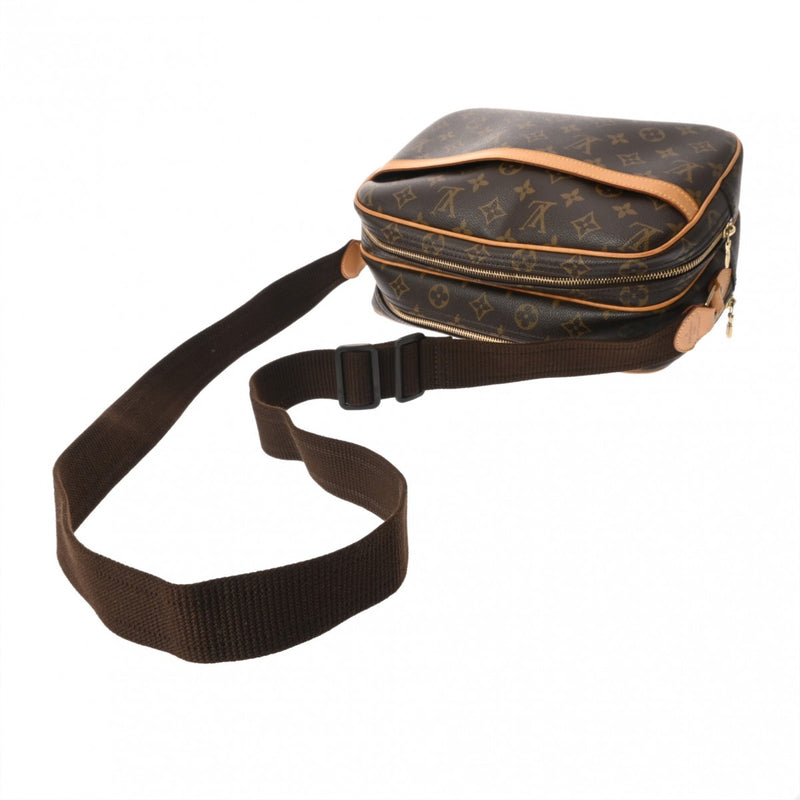 LOUIS VUITTON ルイヴィトン モノグラム リポーター PM ブラウン M45254 ユニセックス モノグラムキャンバス ショルダーバッグ Bランク 中古 銀蔵