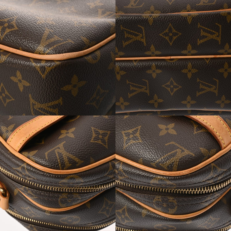 LOUIS VUITTON ルイヴィトン モノグラム リポーター PM ブラウン M45254 ユニセックス モノグラムキャンバス ショルダーバッグ Bランク 中古 銀蔵
