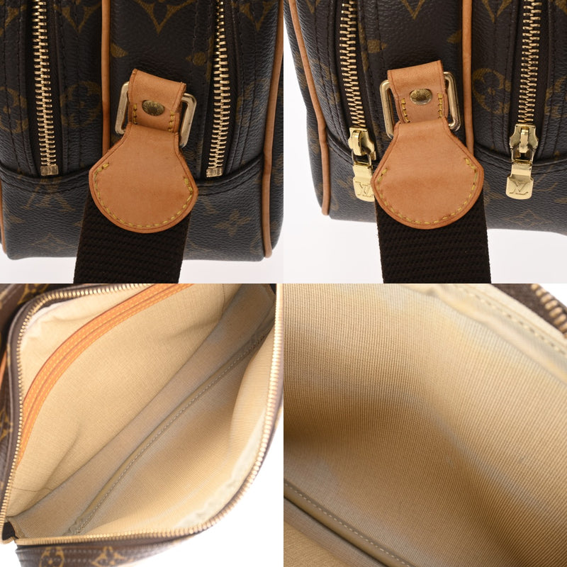 LOUIS VUITTON ルイヴィトン モノグラム リポーター PM ブラウン M45254 ユニセックス モノグラムキャンバス ショルダーバッグ Bランク 中古 銀蔵