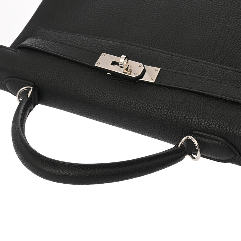 HERMES エルメス ケリー 32 内縫い 2WAY ブラック □L刻印(2008年頃) レディース トゴ ハンドバッグ Aランク 中古 銀蔵