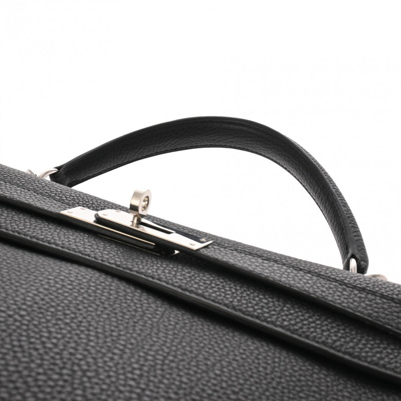 HERMES エルメス ケリー 32 内縫い 2WAY ブラック □L刻印(2008年頃) レディース トゴ ハンドバッグ Aランク 中古 銀蔵