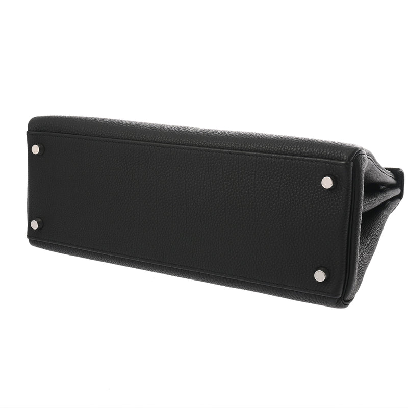 HERMES エルメス ケリー 32 内縫い 2WAY ブラック □L刻印(2008年頃) レディース トゴ ハンドバッグ Aランク 中古 銀蔵