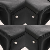 HERMES エルメス ケリー 32 内縫い 2WAY ブラック □L刻印(2008年頃) レディース トゴ ハンドバッグ Aランク 中古 銀蔵