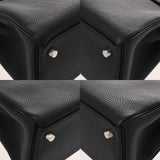 HERMES エルメス ケリー 32 内縫い 2WAY ブラック □L刻印(2008年頃) レディース トゴ ハンドバッグ Aランク 中古 銀蔵