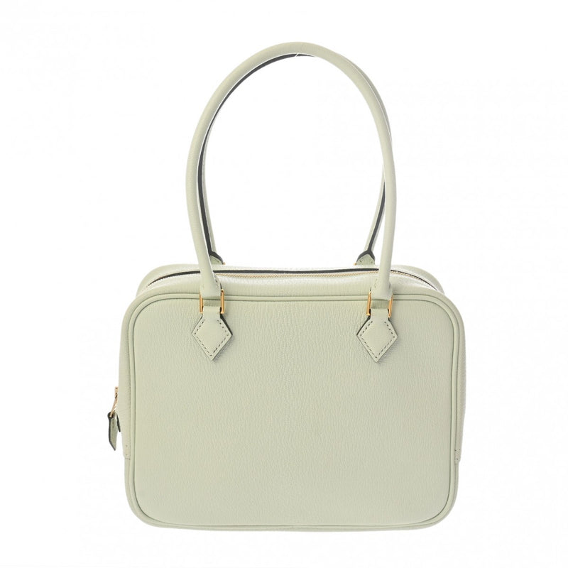 HERMES エルメス プリュム ミニ ヴェールフィズ K刻印(2025年頃) レディース シェーブル ハンドバッグ Aランク 中古 銀蔵