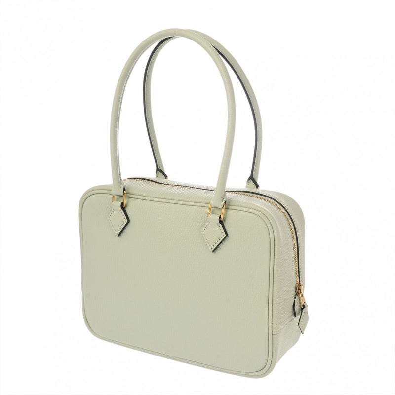 HERMES エルメス プリュム ミニ ヴェールフィズ K刻印(2025年頃) レディース シェーブル ハンドバッグ Aランク 中古 銀蔵