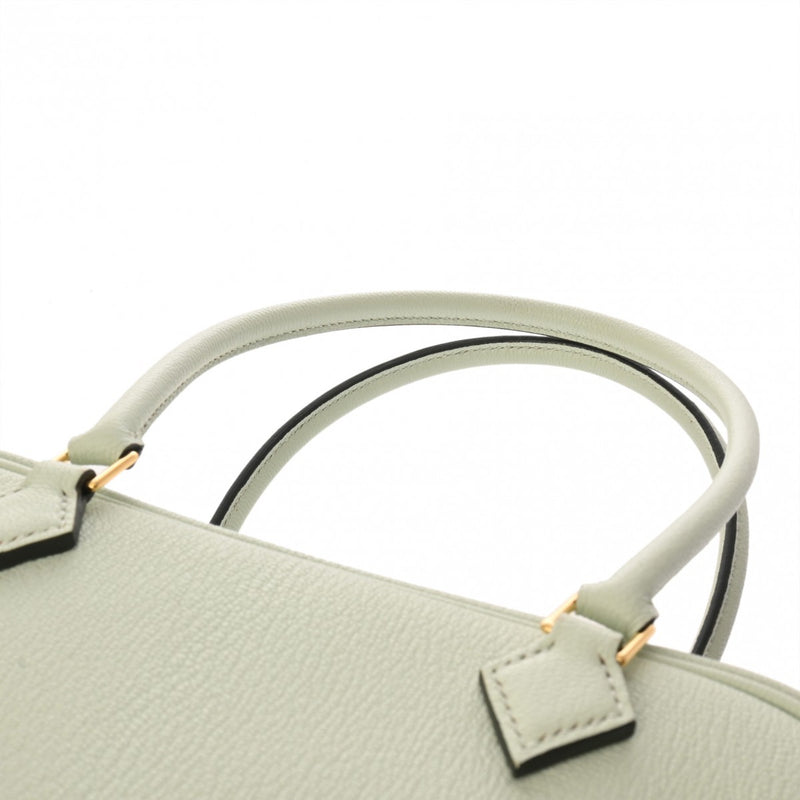 HERMES エルメス プリュム ミニ ヴェールフィズ K刻印(2025年頃) レディース シェーブル ハンドバッグ Aランク 中古 銀蔵