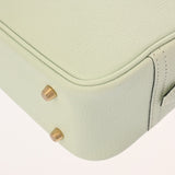 HERMES エルメス プリュム ミニ ヴェールフィズ K刻印(2025年頃) レディース シェーブル ハンドバッグ Aランク 中古 銀蔵