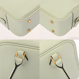 HERMES エルメス プリュム ミニ ヴェールフィズ K刻印(2025年頃) レディース シェーブル ハンドバッグ Aランク 中古 銀蔵