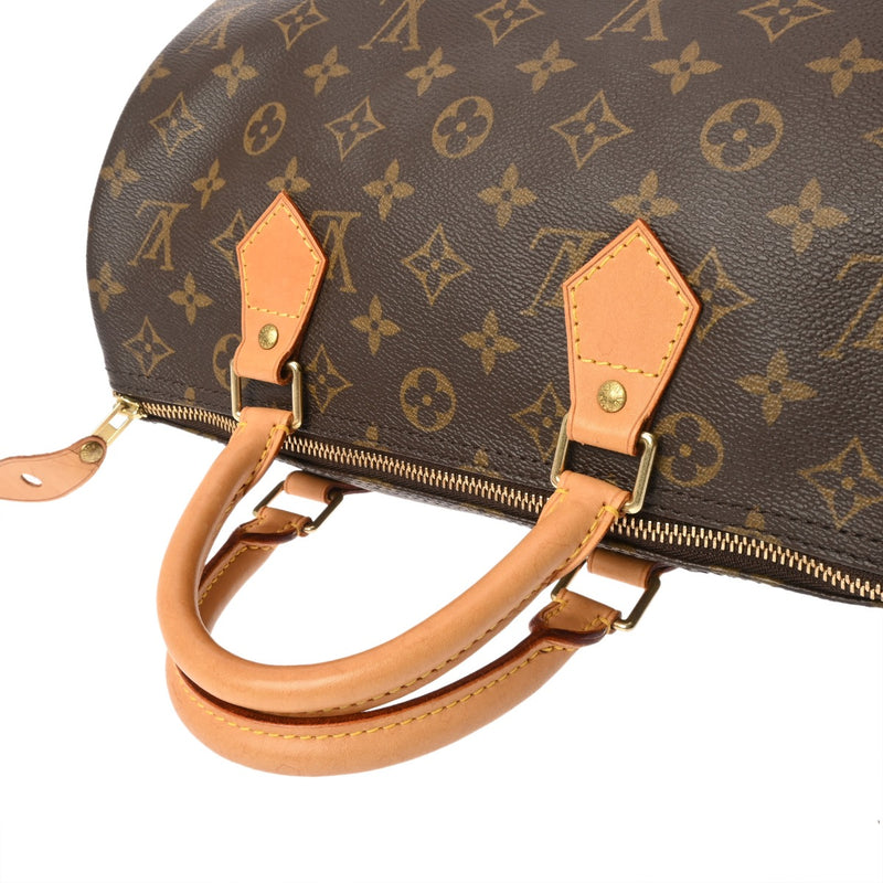 LOUIS VUITTON ルイヴィトン モノグラム スピーディ30 旧型 ブラウン M41526 レディース モノグラムキャンバス ハンドバッグ Bランク 中古 銀蔵