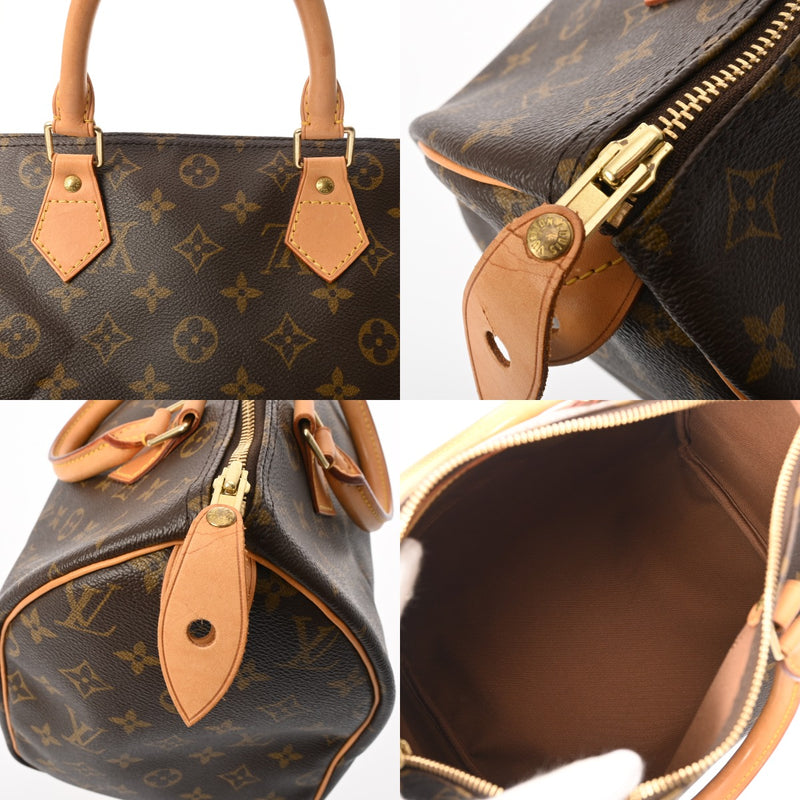 LOUIS VUITTON ルイヴィトン モノグラム スピーディ30 旧型 ブラウン M41526 レディース モノグラムキャンバス ハンドバッグ Bランク 中古 銀蔵