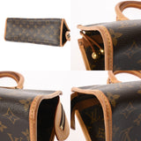 LOUIS VUITTON ルイヴィトン モノグラム ポパンクール ブラウン M40009 レディース モノグラムキャンバス ハンドバッグ Bランク 中古 銀蔵