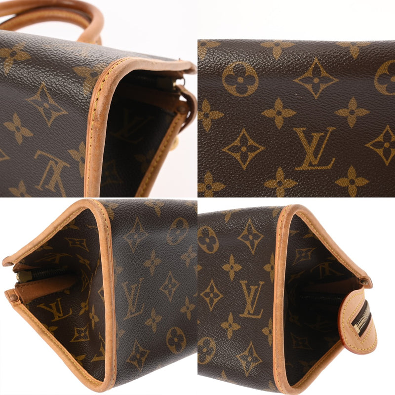 LOUIS VUITTON ルイヴィトン モノグラム ポパンクール ブラウン M40009 レディース モノグラムキャンバス ハンドバッグ Bランク 中古 銀蔵