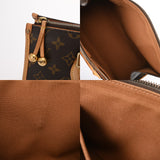 LOUIS VUITTON ルイヴィトン モノグラム ポパンクール ブラウン M40009 レディース モノグラムキャンバス ハンドバッグ Bランク 中古 銀蔵