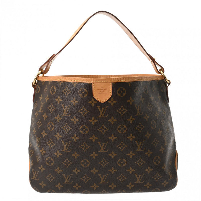 LOUIS VUITTON ルイヴィトン モノグラム ディライトフル PM ブラウン M40352 レディース モノグラムキャンバス セミショルダーバッグ Bランク 中古 銀蔵