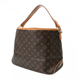 LOUIS VUITTON ルイヴィトン モノグラム ディライトフル PM ブラウン M40352 レディース モノグラムキャンバス セミショルダーバッグ Bランク 中古 銀蔵