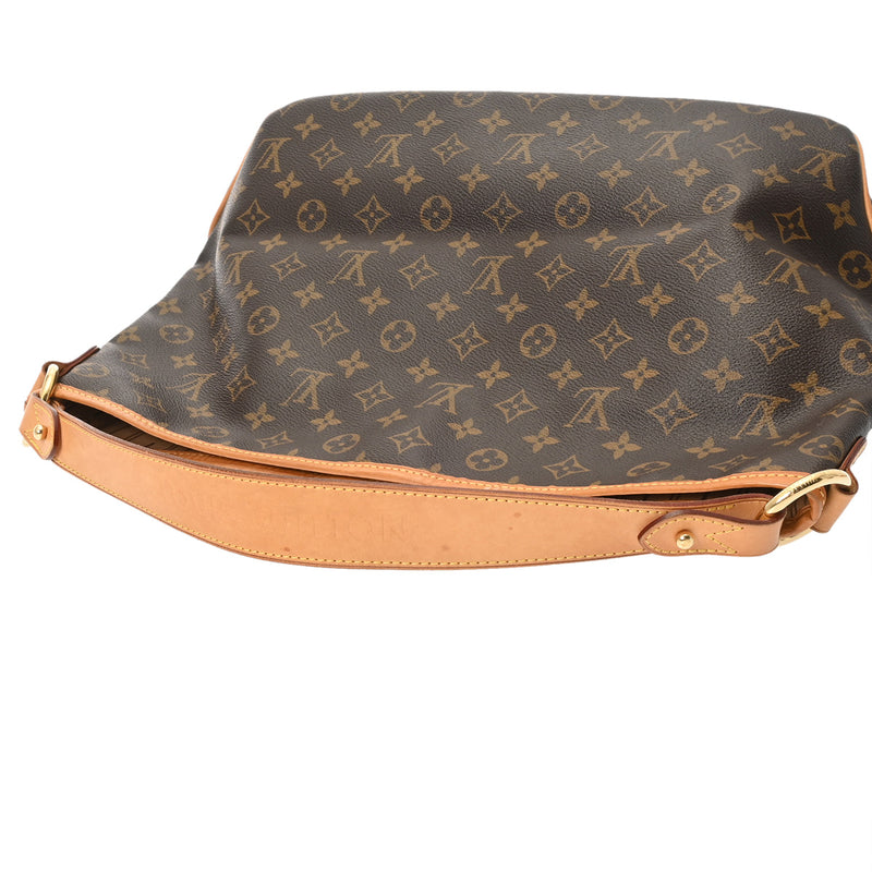 LOUIS VUITTON ルイヴィトン モノグラム ディライトフル PM ブラウン M40352 レディース モノグラムキャンバス セミショルダーバッグ Bランク 中古 銀蔵