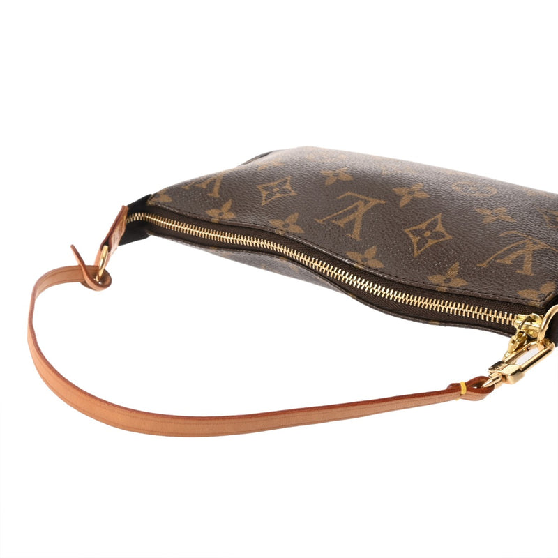 LOUIS VUITTON ルイヴィトン モノグラム ポシェット アクセソワール ブラウン M51980 レディース モノグラムキャンバス アクセサリーポーチ ABランク 中古 銀蔵