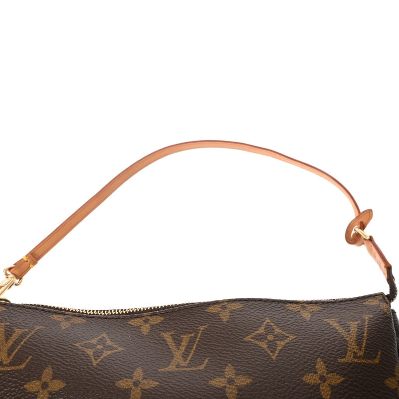 LOUIS VUITTON ルイヴィトン モノグラム ポシェット アクセソワール ブラウン M51980 レディース モノグラムキャンバス アクセサリーポーチ ABランク 中古 銀蔵