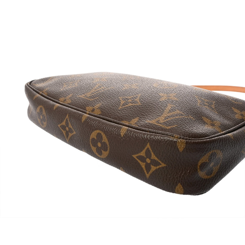 LOUIS VUITTON ルイヴィトン モノグラム ポシェット アクセソワール ブラウン M51980 レディース モノグラムキャンバス アクセサリーポーチ ABランク 中古 銀蔵
