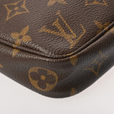LOUIS VUITTON ルイヴィトン モノグラム ポシェット アクセソワール ブラウン M51980 レディース モノグラムキャンバス アクセサリーポーチ ABランク 中古 銀蔵