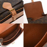 LOUIS VUITTON ルイヴィトン モノグラム カルトシエール MM ブラウン M51253 ユニセックス モノグラムキャンバス ショルダーバッグ ABランク 中古 銀蔵