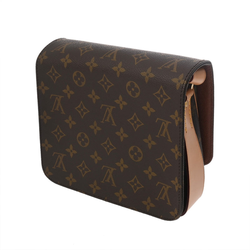 LOUIS VUITTON ルイヴィトン モノグラム カルトシエール MM ブラウン M51253 ユニセックス モノグラムキャンバス ショルダーバッグ ABランク 中古 銀蔵