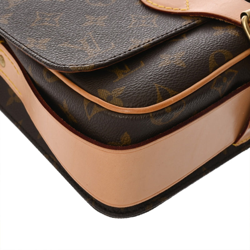 LOUIS VUITTON ルイヴィトン モノグラム カルトシエール MM ブラウン M51253 ユニセックス モノグラムキャンバス ショルダーバッグ ABランク 中古 銀蔵