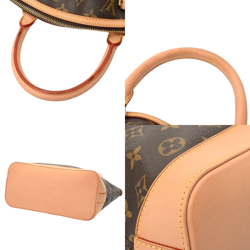 LOUIS VUITTON ルイヴィトン モノグラム ロックイット ブラウン M40102 レディース モノグラムキャンバス ハンドバッグ ABランク 中古 銀蔵