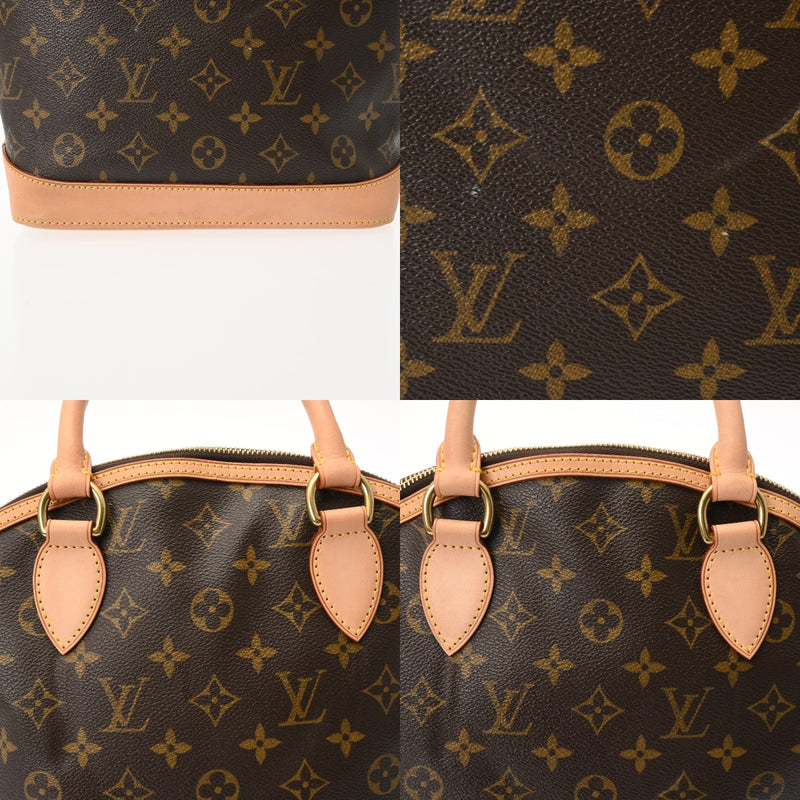 LOUIS VUITTON ルイヴィトン モノグラム ロックイット ブラウン M40102 レディース モノグラムキャンバス ハンドバッグ ABランク 中古 銀蔵