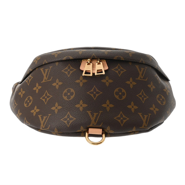 LOUIS VUITTON ルイヴィトン モノグラム バムバッグ ブラウン M43644 メンズ モノグラムキャンバス ボディバッグ Aランク 中古 銀蔵
