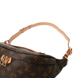 LOUIS VUITTON ルイヴィトン モノグラム バムバッグ ブラウン M43644 メンズ モノグラムキャンバス ボディバッグ Aランク 中古 銀蔵