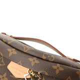 LOUIS VUITTON ルイヴィトン モノグラム バムバッグ ブラウン M43644 メンズ モノグラムキャンバス ボディバッグ Aランク 中古 銀蔵