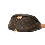 LOUIS VUITTON ルイヴィトン モノグラム バムバッグ ブラウン M43644 メンズ モノグラムキャンバス ボディバッグ Aランク 中古 銀蔵