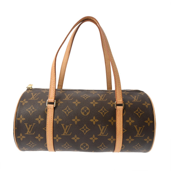 LOUIS VUITTON ルイヴィトン モノグラム パピヨン GM ブラウン M51385 レディース モノグラムキャンバス ハンドバッグ Bランク 中古 銀蔵