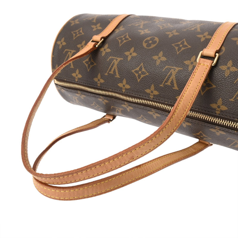 LOUIS VUITTON ルイヴィトン モノグラム パピヨン GM ブラウン M51385 レディース モノグラムキャンバス ハンドバッグ Bランク 中古 銀蔵
