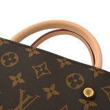 LOUIS VUITTON ルイヴィトン モノグラム モンテーニュ MM ブラウン M41056 レディース モノグラムキャンバス ハンドバッグ Aランク 中古 銀蔵
