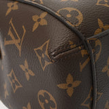 LOUIS VUITTON ルイヴィトン モノグラム モンテーニュ MM ブラウン M41056 レディース モノグラムキャンバス ハンドバッグ Aランク 中古 銀蔵
