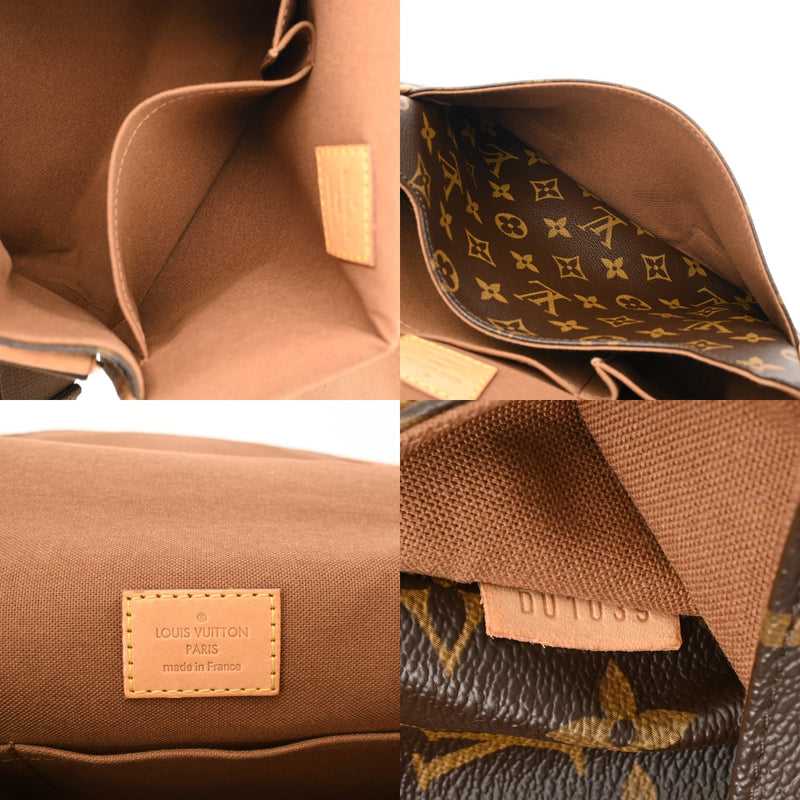 LOUIS VUITTON ルイヴィトン モノグラム メッセンジャー ボスフォール PM ブラウン M40106 ユニセックス モノグラムキャンバス ショルダーバッグ Bランク 中古 銀蔵