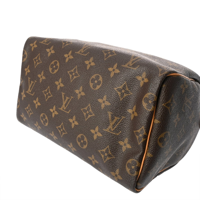 LOUIS VUITTON ルイヴィトン モノグラム スピーディ 25 ブラウン M41528 レディース モノグラムキャンバス ハンドバッグ Bランク 中古 銀蔵