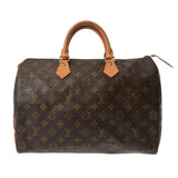 LOUIS VUITTON ルイヴィトン モノグラム スピーディ 35 旧型 ブラウン M41524 レディース モノグラムキャンバス ハンドバッグ Bランク 中古 銀蔵