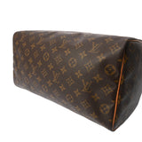 LOUIS VUITTON ルイヴィトン モノグラム スピーディ 35 旧型 ブラウン M41524 レディース モノグラムキャンバス ハンドバッグ Bランク 中古 銀蔵