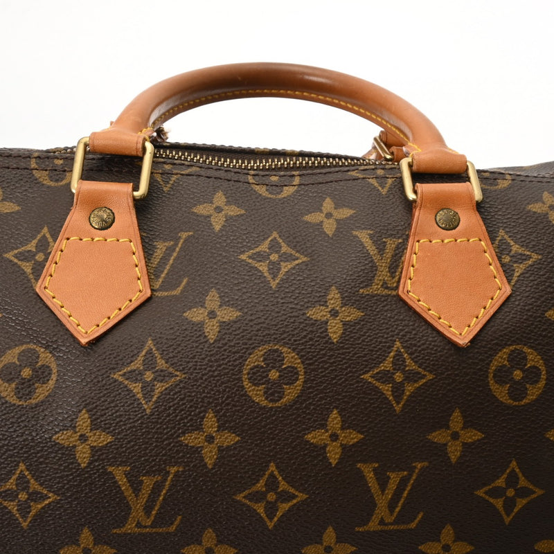 LOUIS VUITTON ルイヴィトン モノグラム スピーディ 35 旧型 ブラウン M41524 レディース モノグラムキャンバス ハンドバッグ Bランク 中古 銀蔵